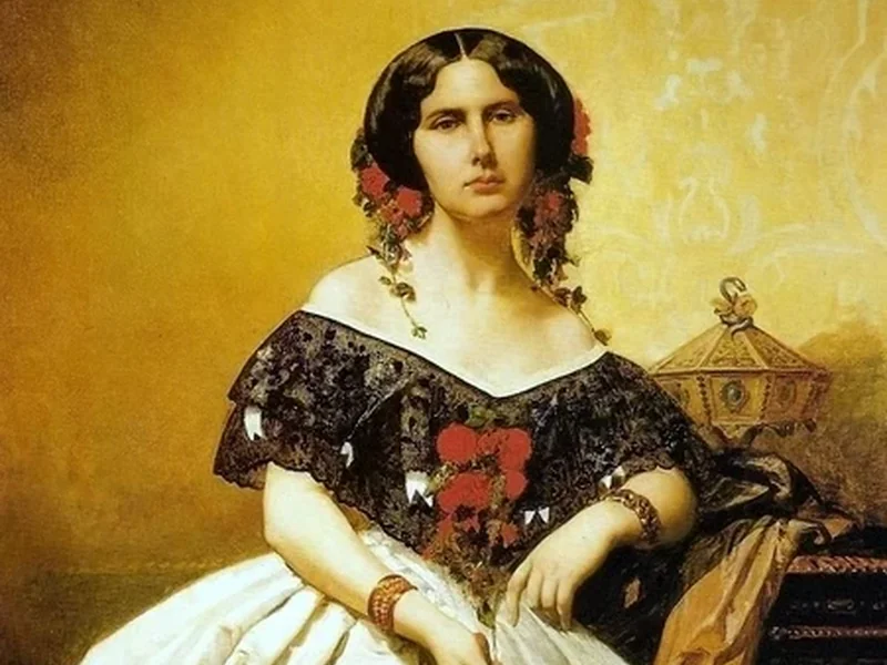 1813-François Claudius Compte - Calix - Ritratto della marchesa di Itamaraty